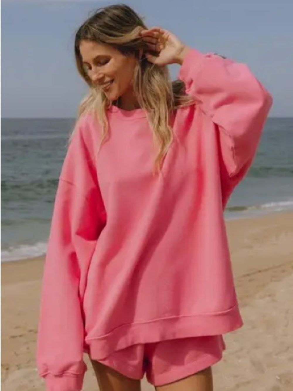 Daily Drills Unisex Oversized Crew (Cheeks)